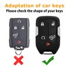 2-Pack for GMC Key Fob Cover, 5-Button, for 2019-2023 GMC