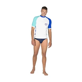 Mares Rashguard Shield Man Rash Guard Set, White, M