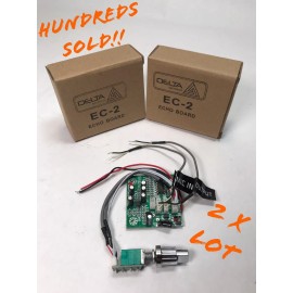 DELTA 2 Piece Lot CB Echo Board ECHO IC for CB HAM RADIO 2" x 2" SIZE Delta EC2
