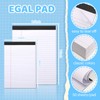 Affrolling 40 Pack Legal Pads Bulk 8.5 x 11 Inch