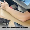 Smeyta 2PC Car Front Seat Armrest Covers,Universal Size Seat Arm