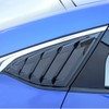 2X Sport Style Quarter Window Scoops Louvers for Honda Accord