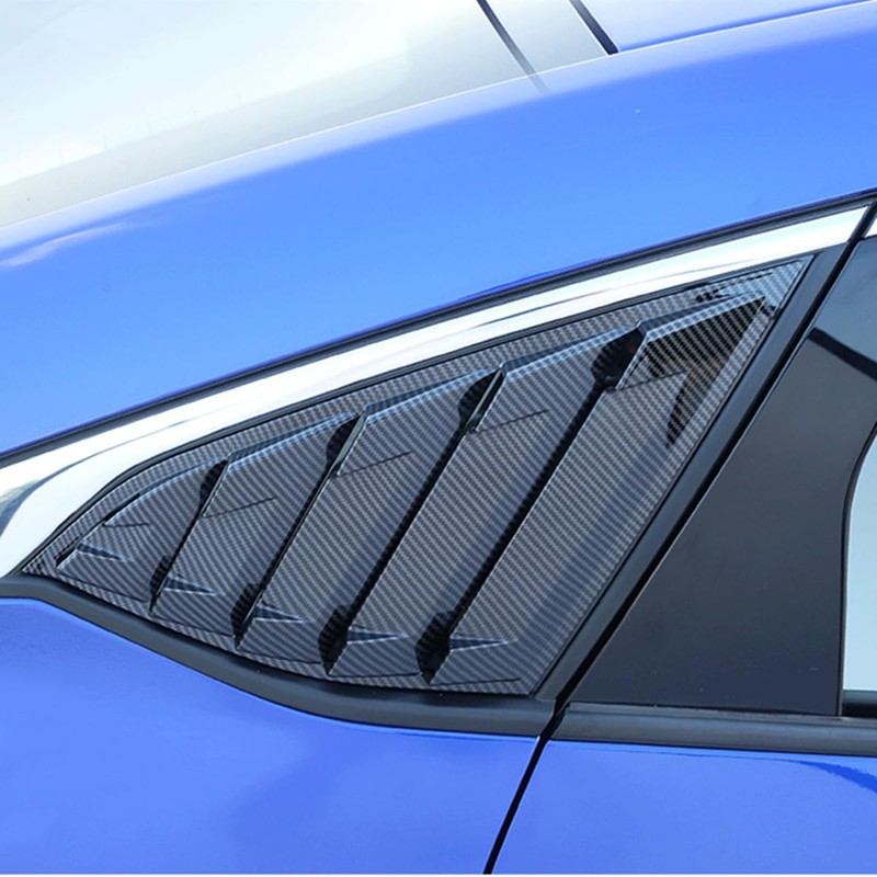 2X Sport Style Quarter Window Scoops Louvers for Honda Accord