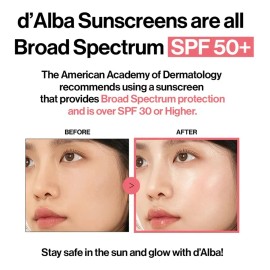 D'alba Waterfull Tone-up Sun Cream Spf50+ 50ml. Momento De Aplicación Día Tipo De Piel Todo Tipo De Piel