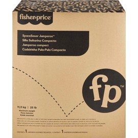 Fisher-Price Baby Bouncer SpaceSaver Jumperoo Musical Activity Center with Lights Sounds & Developmental Toys, Puppy Perfection