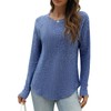MixShe Womens Sweaters Long Sleeve Shirts for Women Tunic Tops