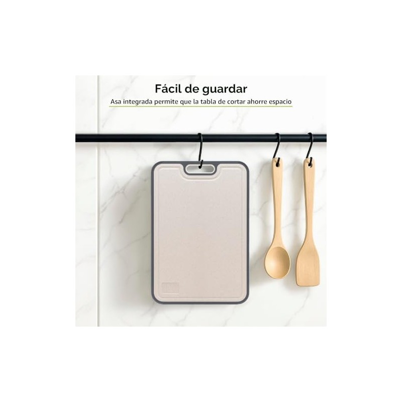 Freshware - Tabla de cortar de titanio para cocina, tablas