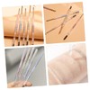 Baluue 5pcs Eyebrow Makeup Pencils Hair Double Bun Eyebrow Pencil