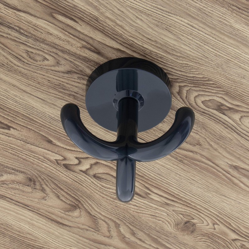 Gedotec Swivel Hook Triple Hat Hook Plastic RAL7016 Anthracite |