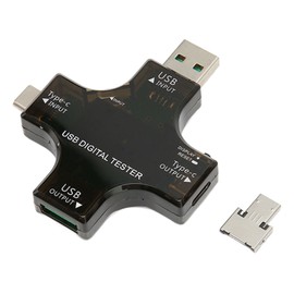 USB C Voltage Current Tester LCD Display High Accuracy USB Type C Micro USB Colored Tester 3.6‑32V 0‑5.1A