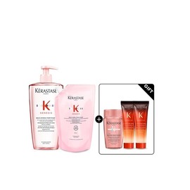 [Kerastase] Set Bang Genesis Shampoo 1L (500ml original + 500ml refill) / [케라스타즈] 세트 방 제네시스 샴푸 1L (본품 500ml + 리필 500ml)