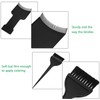 4 Pieces Balayage Highlighting Board with Teeth Hair Dye Paddle