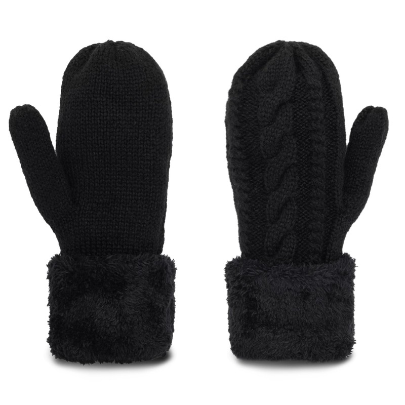 Eohak Winter Warm Mittens for Women - Knit Gloves Soft
