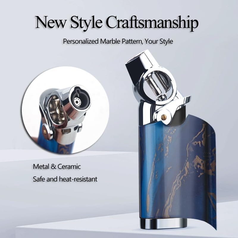 HONEST Single Jet Flame Butane Lighters Refillable Torch Lighters Adjustable