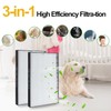 2 Pack KC-860U Replacement Filter Compatible with Sharp Air Purifier
