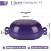 VORRINGARD Enameled Cast Iron Sourdough Bread Oven, Dutch Oven, Loaf