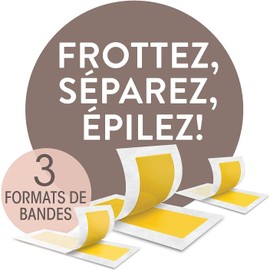 Set of natural wax ribbons