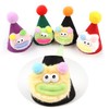 LAKYMIE Pack of 4 Birthday Hat Dog Cat Christmas Hat
