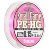 SUNLINE PE Line Saltimate Small Game HG 492.2 ft (150 m), No. 0.15, 2.5 lb, Sakura Pink
