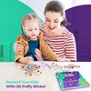 SOFTZO 3D Stickers for Children - 45 Puffy Sheets with