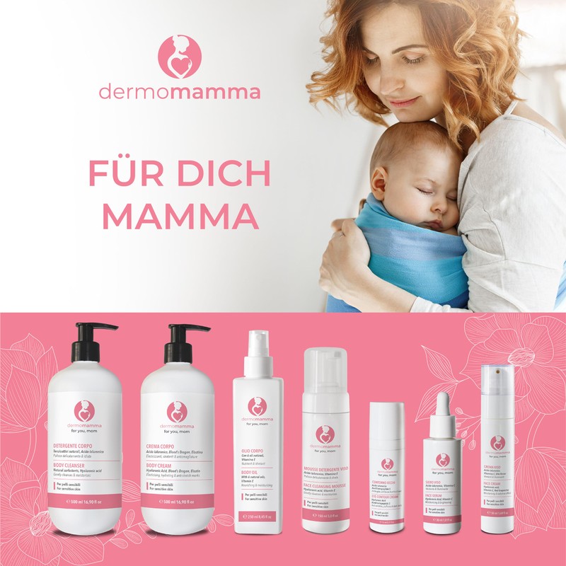 DERMOMAMMA Body Cream with Valuable Anti-Stretch Mark Ingredients - 200