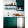 Qrity 2 Units Bow Shaped Cabinet Handles Kitchen Cupboard Drawer