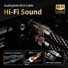 YYTCG RCA to XLR Cable 1.64FT, 2-Pack Male RCA to