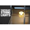 Southwire 7145SW Temporary String Light; 14/2 SJTW; 15-Amp Standard; Plastic
