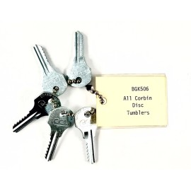 BGK506 New Baxter Systems Guide Key Set for All Corbin Disc Tumbler