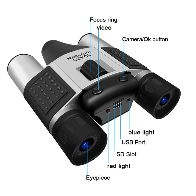 Kavolet Digital Binoculars Night Vision Device with Hunting Camera and