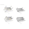 METALTER Screwdriver Rack, Small Tool Storage Holder for Desk Top,