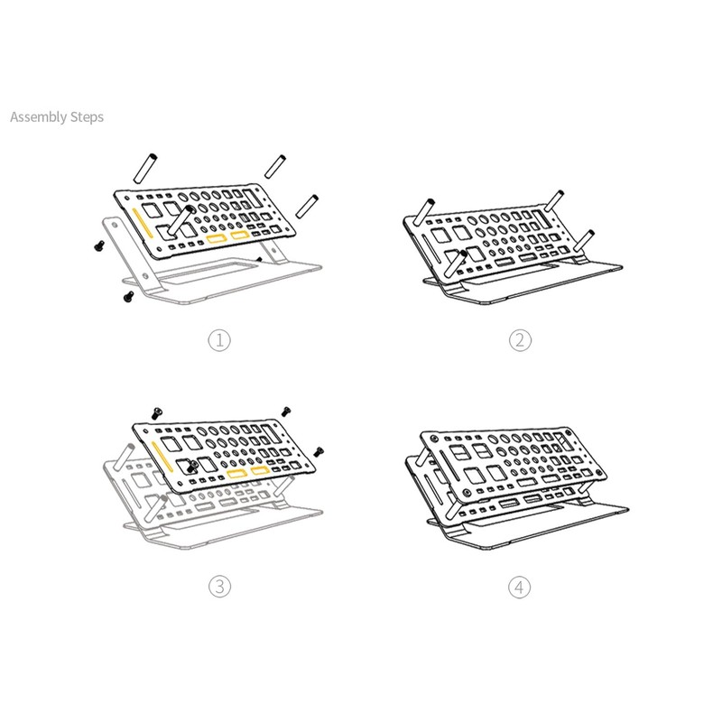 METALTER Screwdriver Rack, Small Tool Storage Holder for Desk Top,