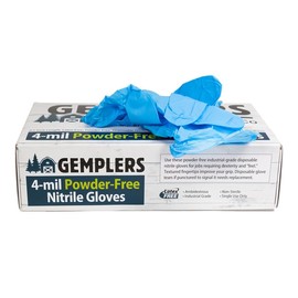 Gempler's 4-mil Disposable Nitrile Gloves, Box of 100 (XLarge)