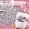 BELLEBOOST 4000PCS 5mm Resin Rhinestones Bulk for Crafting (Clear), Flatback