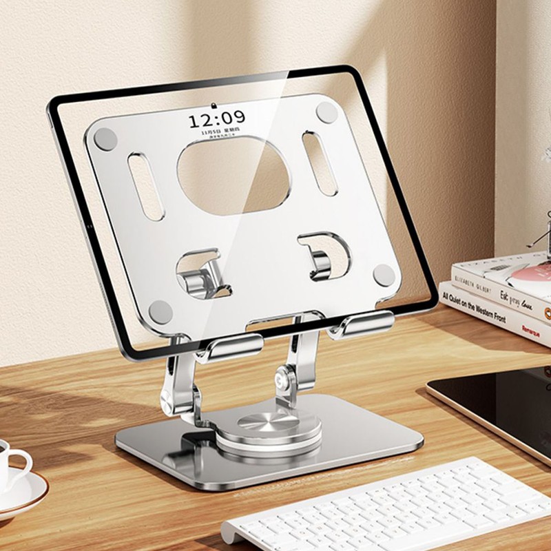 Tablet Stand Desktop Rotating Foldable Aluminum Alloy Heat Dissipation Base