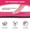 PenSeepet Reflective Dog Collar Padded with Soft Neoprene Breathable Quick