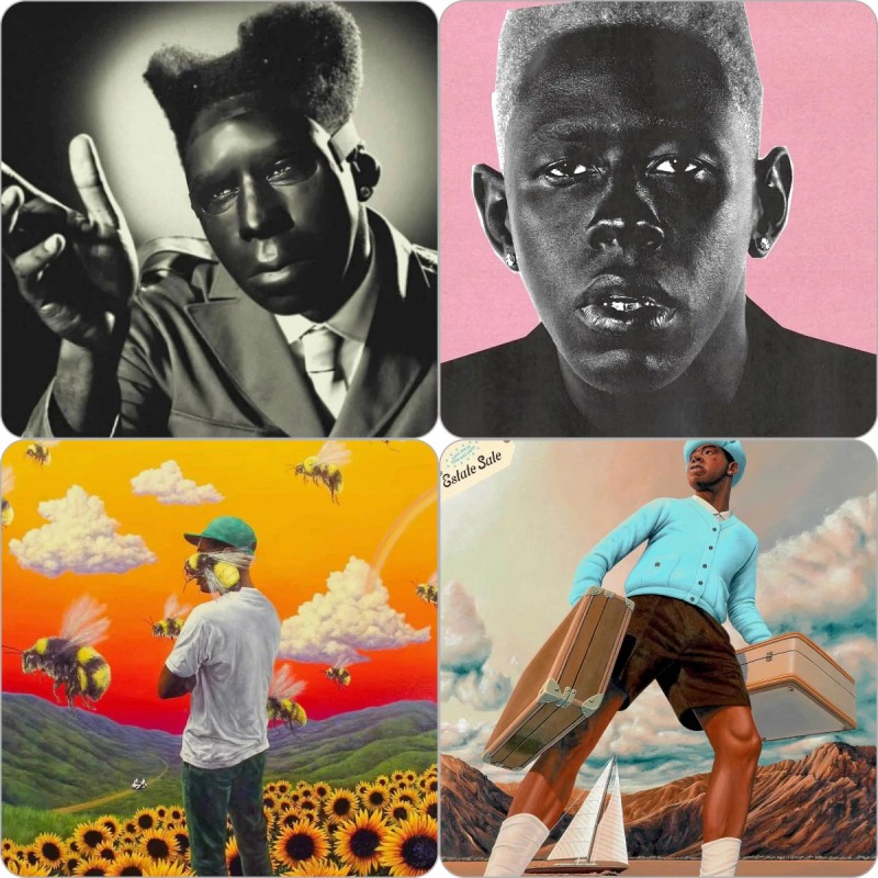 4 Mags | TYLER the Creator Magnets (4) 2x2 inches