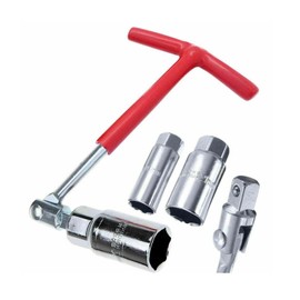 Mr. Gadget's Solutions 4PC T-BAR Spark Plug Spanner Wrench Set Removal Tool 16mm 18mm 21mm SOCKETS