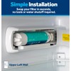 GE RPWFE Refrigerator Water Filter, Genuine Replacement Filter, Certified to