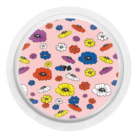 2X Flower Frenzy - Sticker Skin for Freestyle Libre Sensor Color rosa