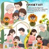 LetCart Beginners Ella Crochet Kit Complete Amigurumi Starter Set with