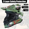 Kids Dirt Bike Helmets VF605 DOT Certified Youth Motocross Helmet
