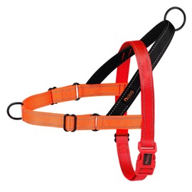 Didog No Pull Dog Harness with Soft Padded Handle, Quick Fit & Lightweight Adjustable Vest Harness, Easy for Training Walking for Small & Medium and Large Dogs(Red,M)