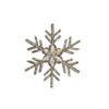 ID 8127 Christmas Snowflake Patch Holiday Snow Ice Embroidered Iron