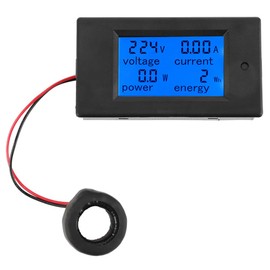 PZEM-061 LCD Voltage Current Power Energy Panel Meter Backlight Digital Display Coil Transformer 100A AC80-260V + CT