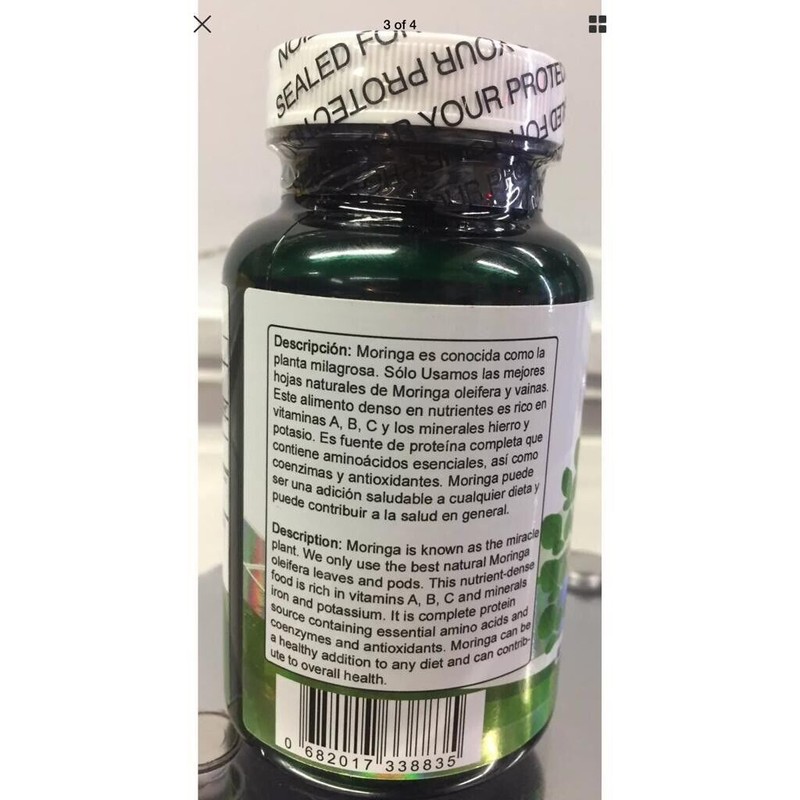 Brands Naturals New Brands Naturals Moringa 90 capsules 500mg Antioxidantes