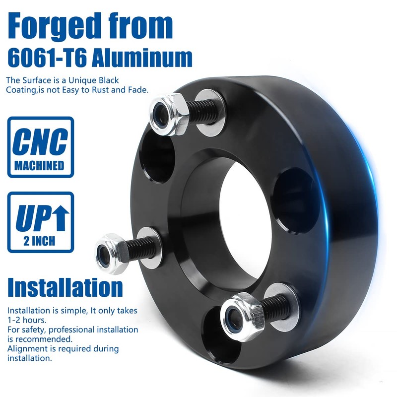 GAsupply 2" Front Lift Kit, Strut Spacers Leveling Kit