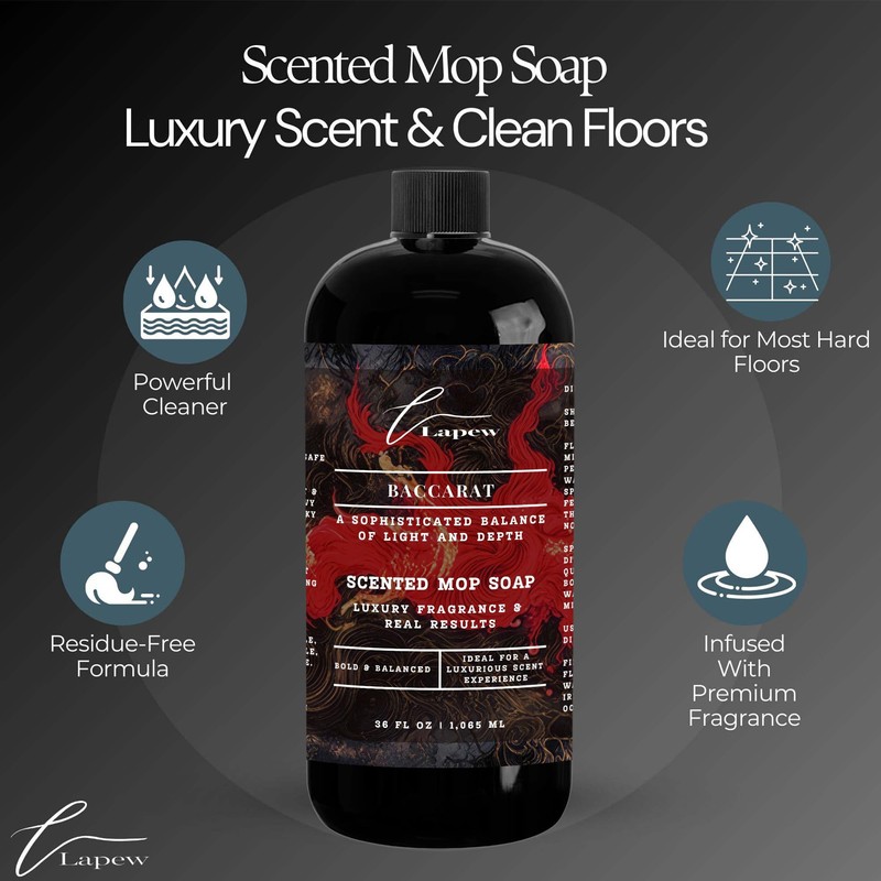 LaPew Baccarat Bundle – Carpet Deodorizer Powder & Scented Mop