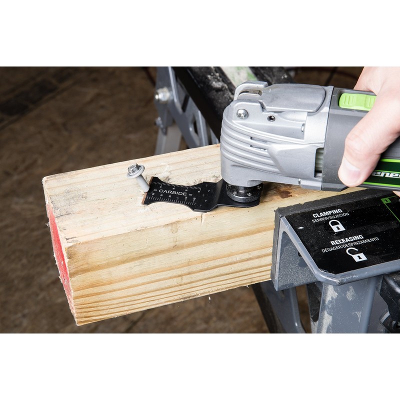 Genesis GAMT541C-5 Universal 5-Piece Quick-Fit 1 3/8" Oscillating Multi-Tool Quick-Release