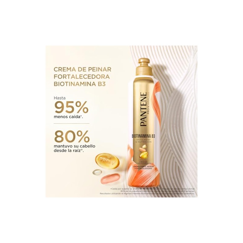 Pantene Crema para peinar Fortalecedora Biotinamina B3 300 ml